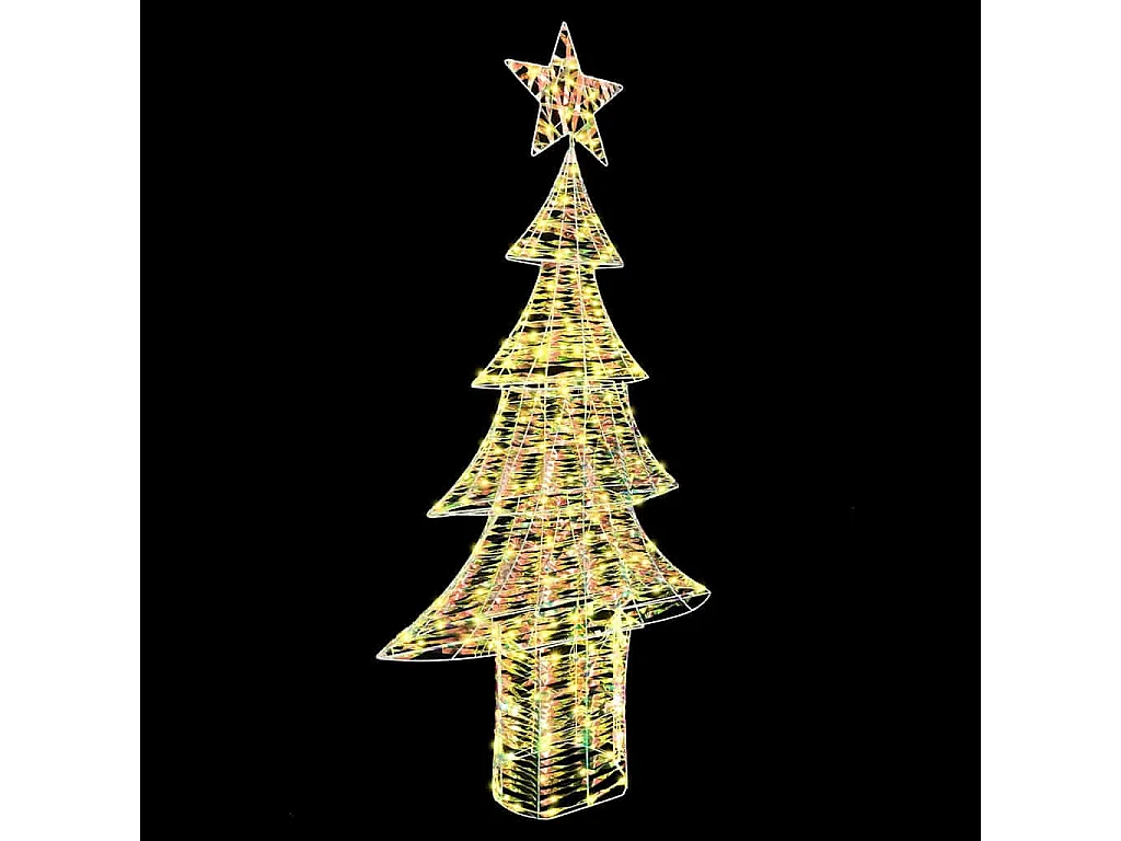 Weihnachtsbaum mit 240 LEDs Warmweiß 180 cm PET