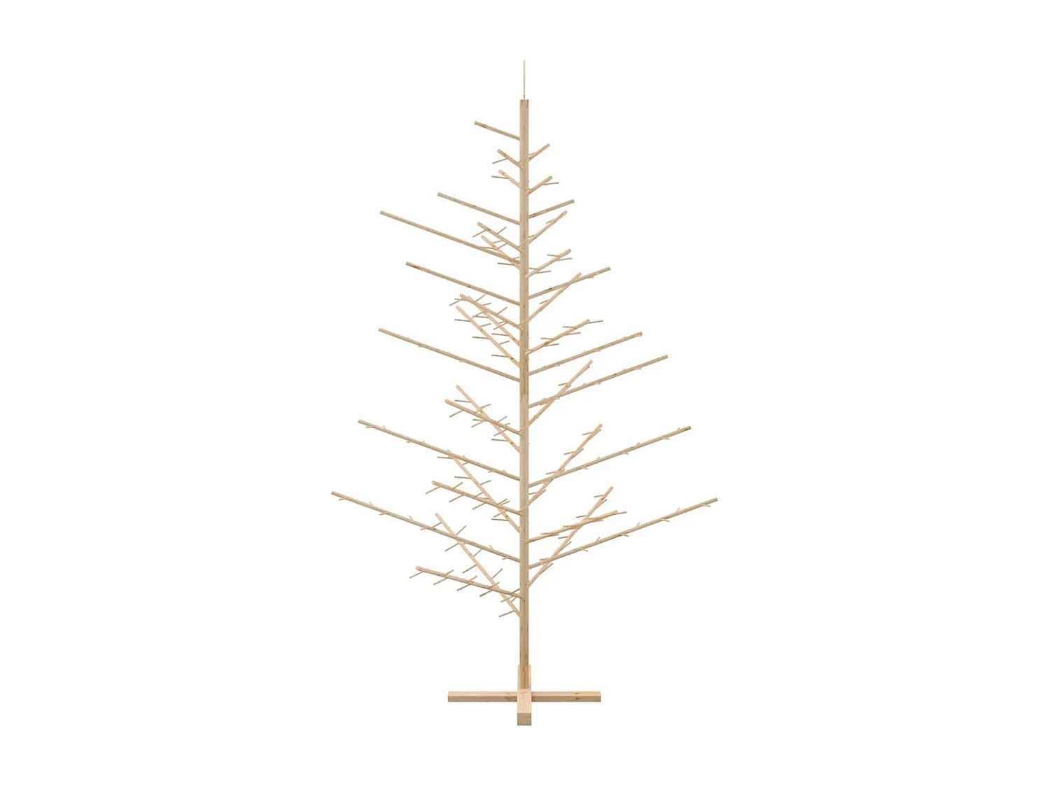 Naturholz Weihnachtsbaum 210 cm Massivholz Kiefer
