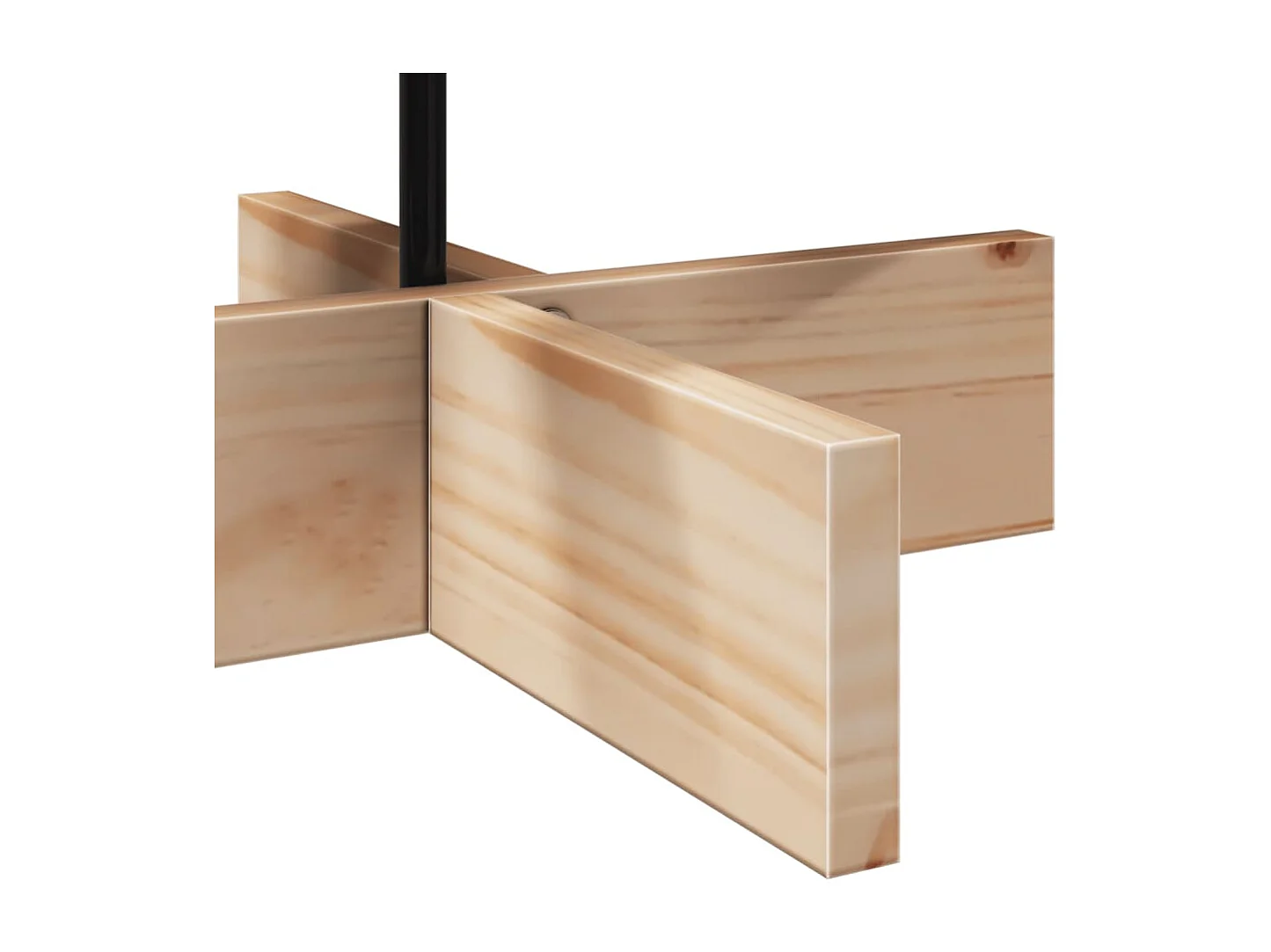 Arbre de Noël en bois pour décoration 80 cm bois massif de pin