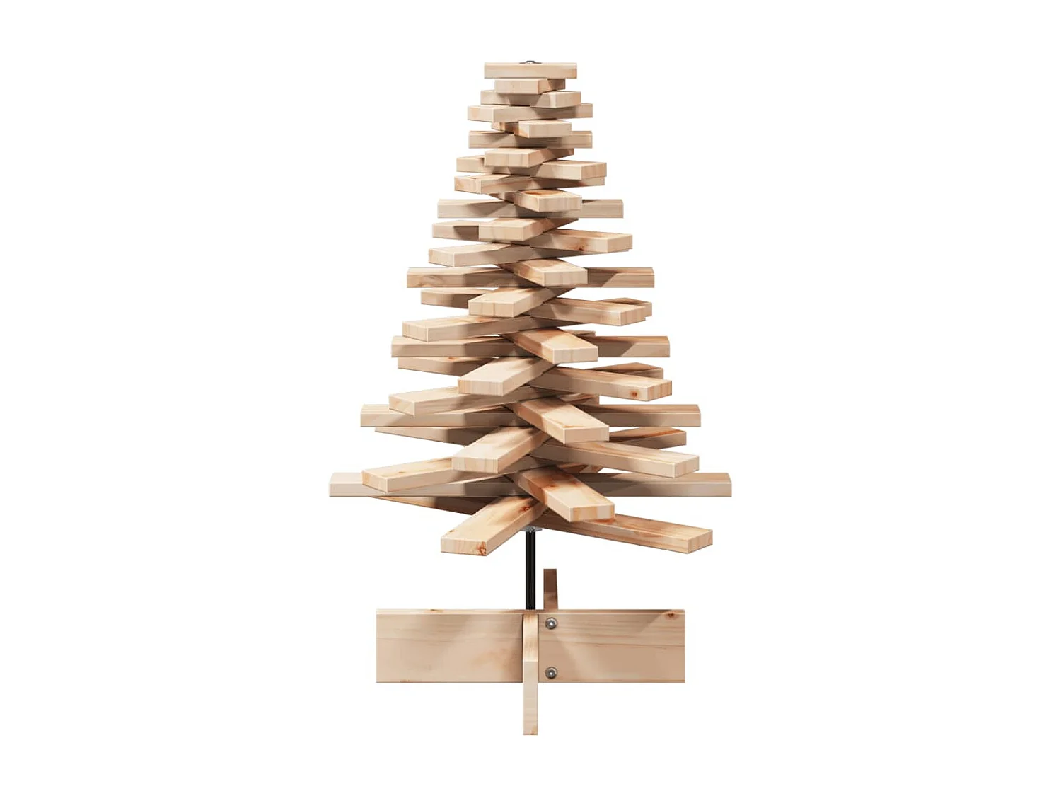 Arbre de Noël en bois pour décoration 80 cm bois massif de pin