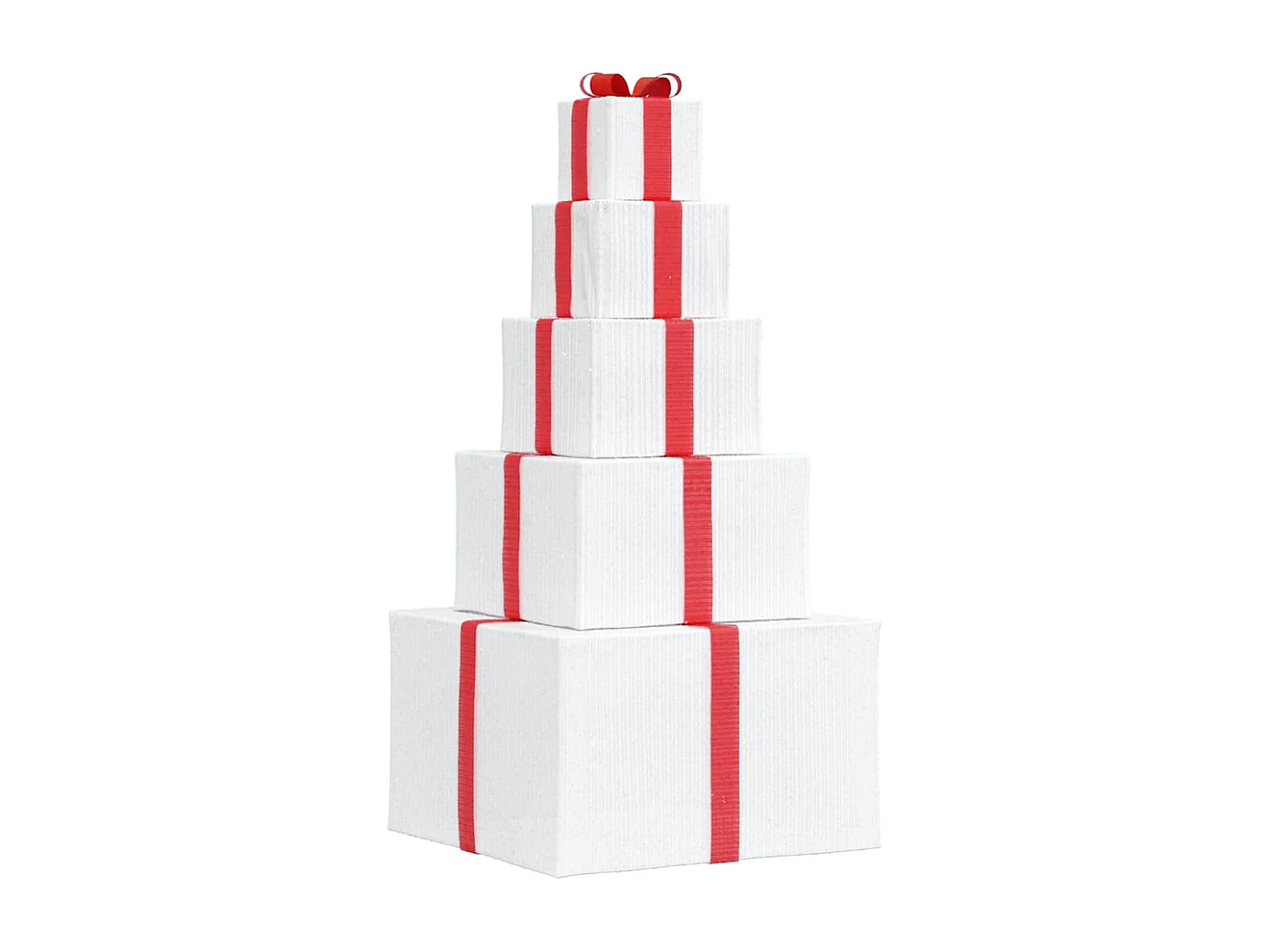 Boîte-cadeau de décoration de Noël 250 LED blanc chaud