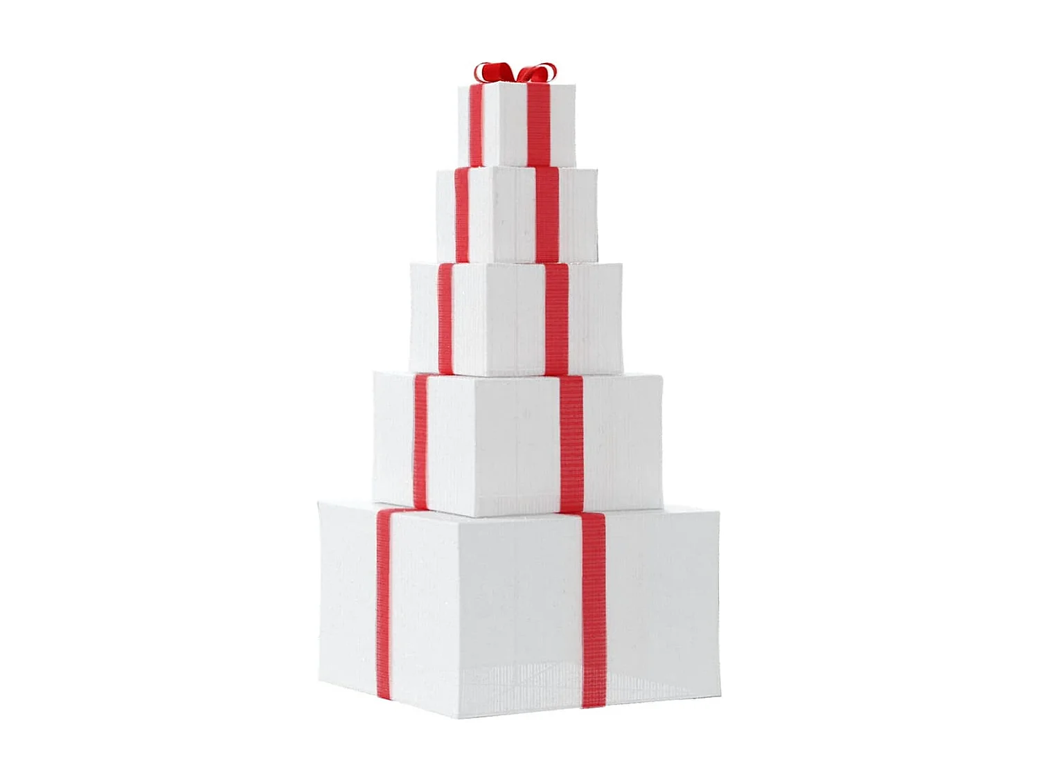 Boîte-cadeau de décoration de Noël 250 LED blanc chaud