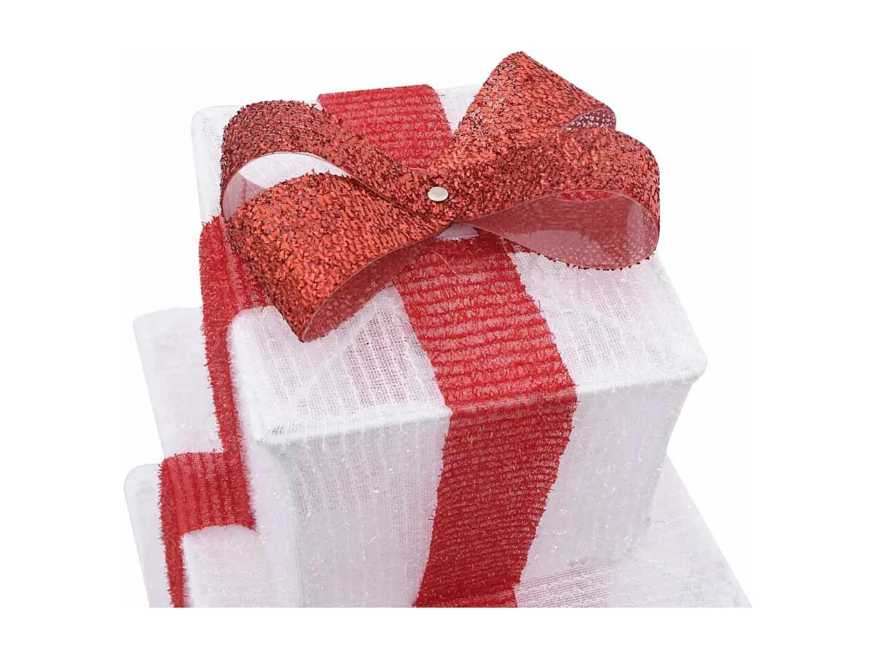 Boîte-cadeau de décoration de Noël 250 LED blanc chaud