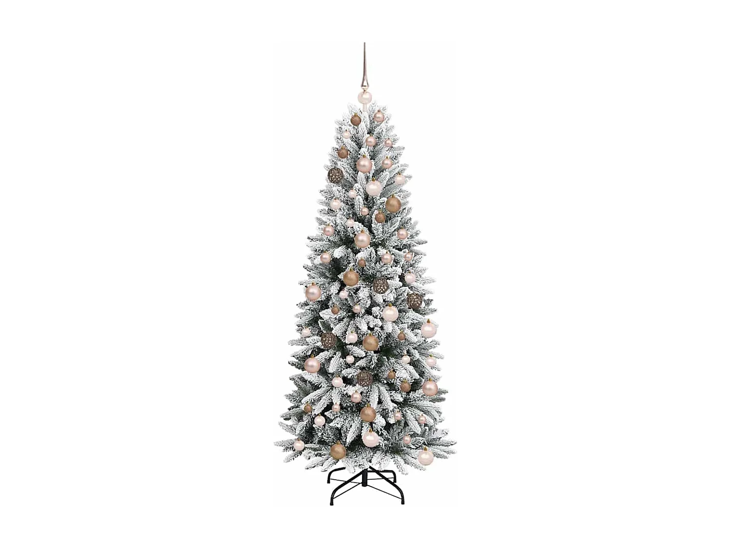Künstlicher Weihnachtsbaum mit 300 LEDs Weiß 73 x 73 x 180 cm