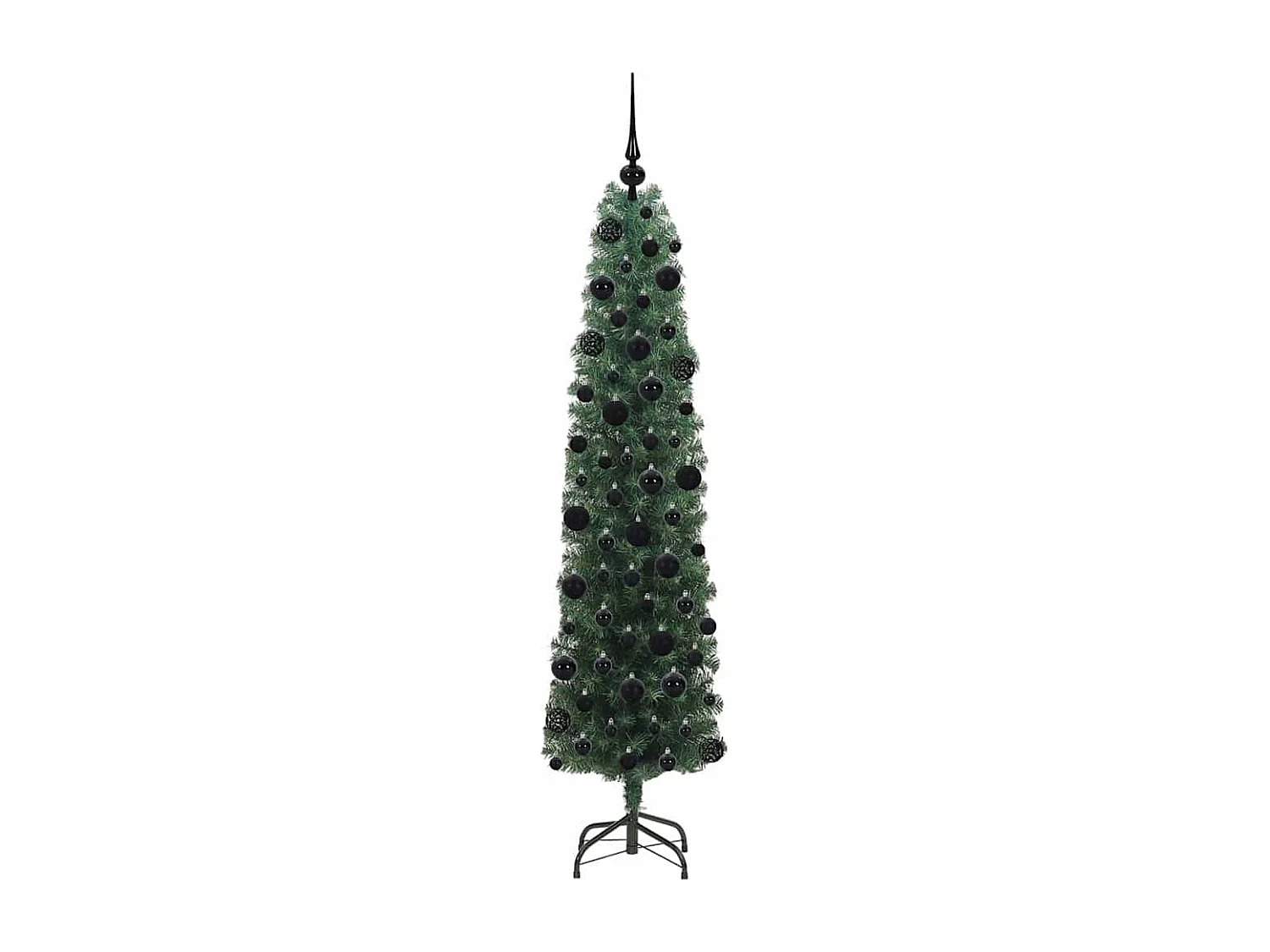 Sapin de Noël artificiel Vert 180 cm PVC et acier et plastique
