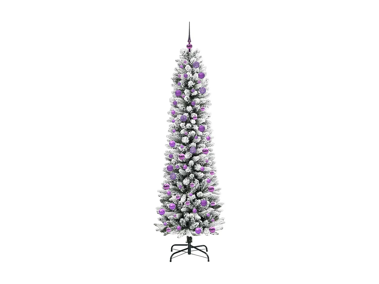 Künstlicher Weihnachtsbaum mit 300 LEDs Grün und Weiß 240 cm