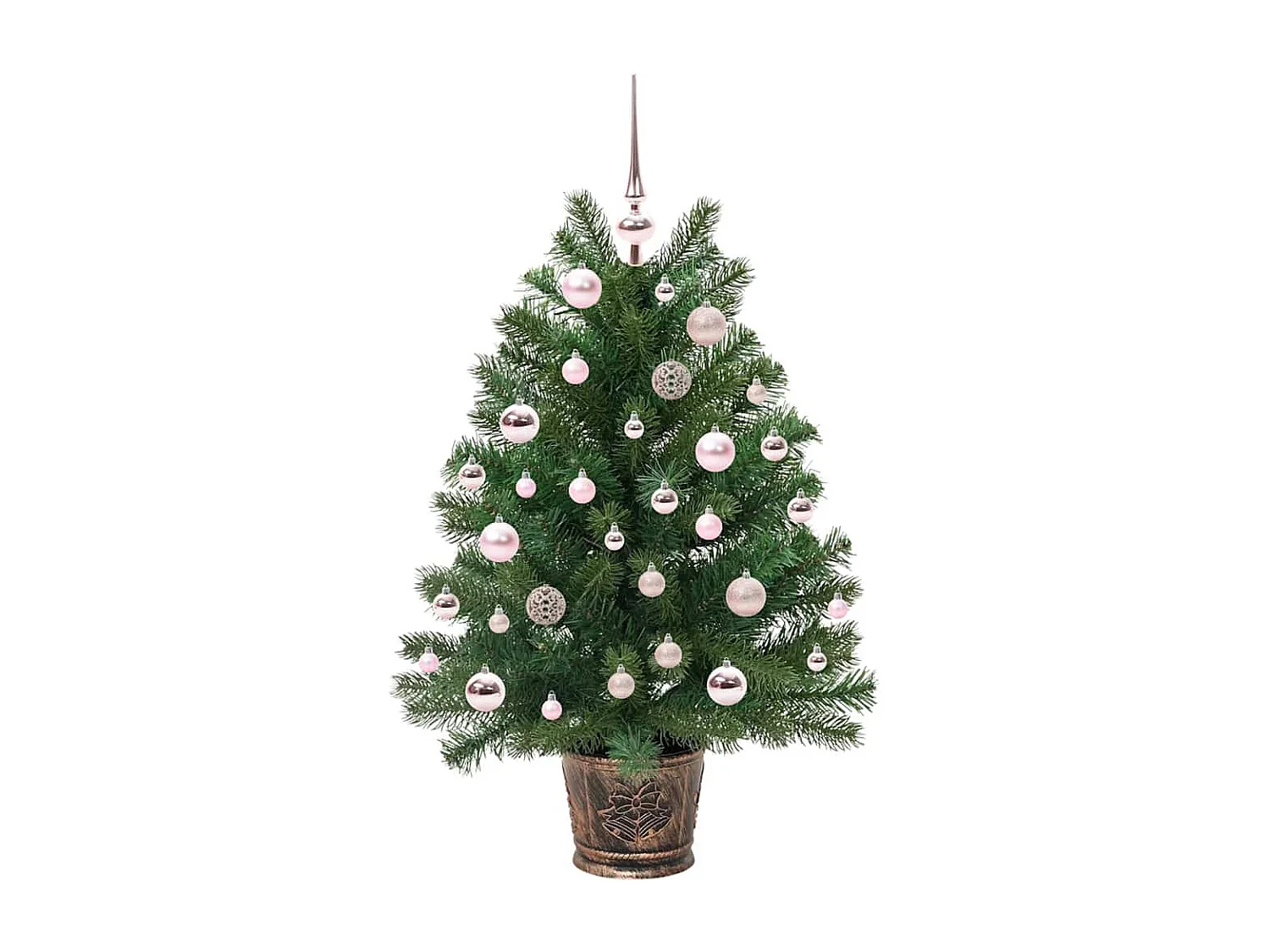Sapin de Noël artificiel avec 150 LED Vert 95 cm PE et PVC