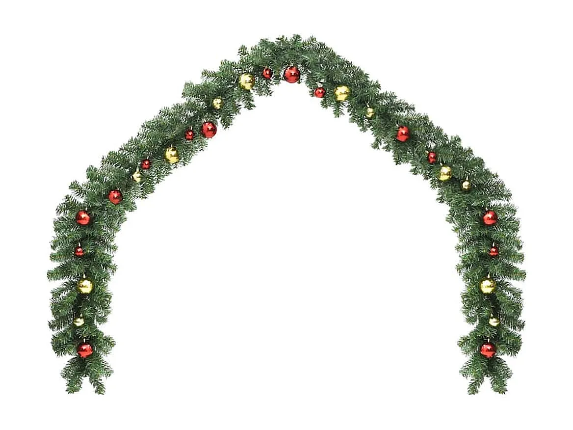 Guirlande de Noël avec 600 LED 2 pcs Vert PVC