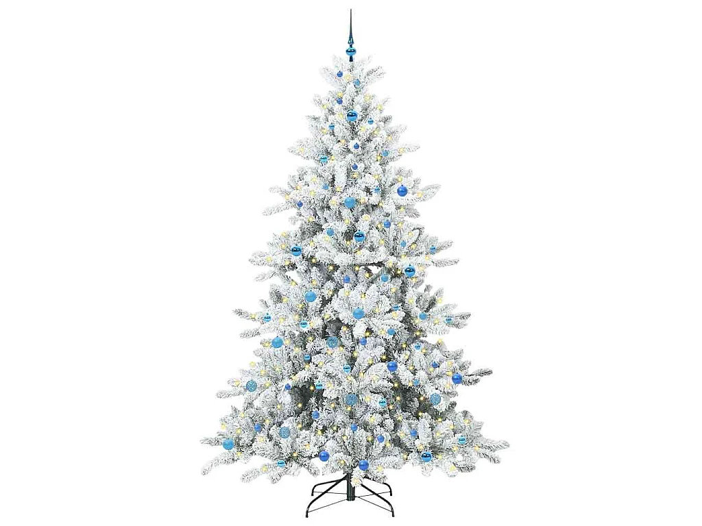 Albero di Natale artificiale con rami articolati 240 cm PVC