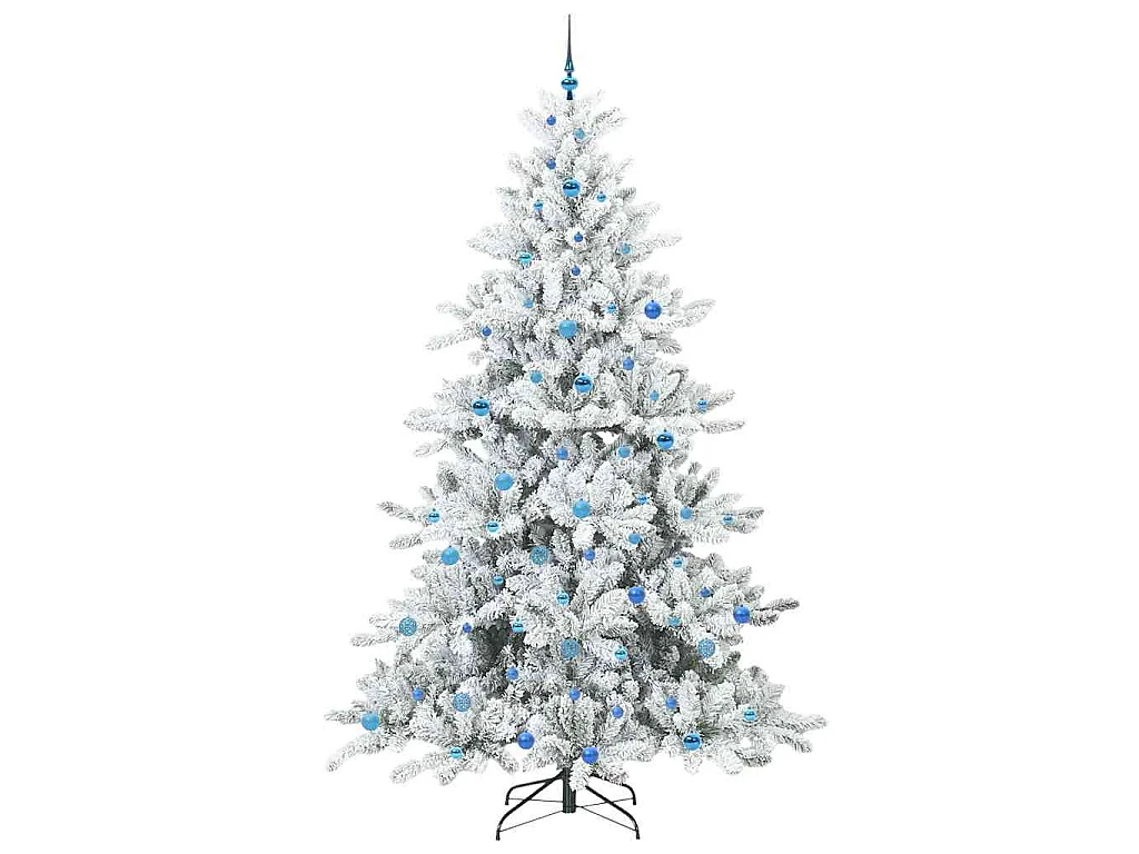 Albero di Natale artificiale con rami articolati 240 cm PVC