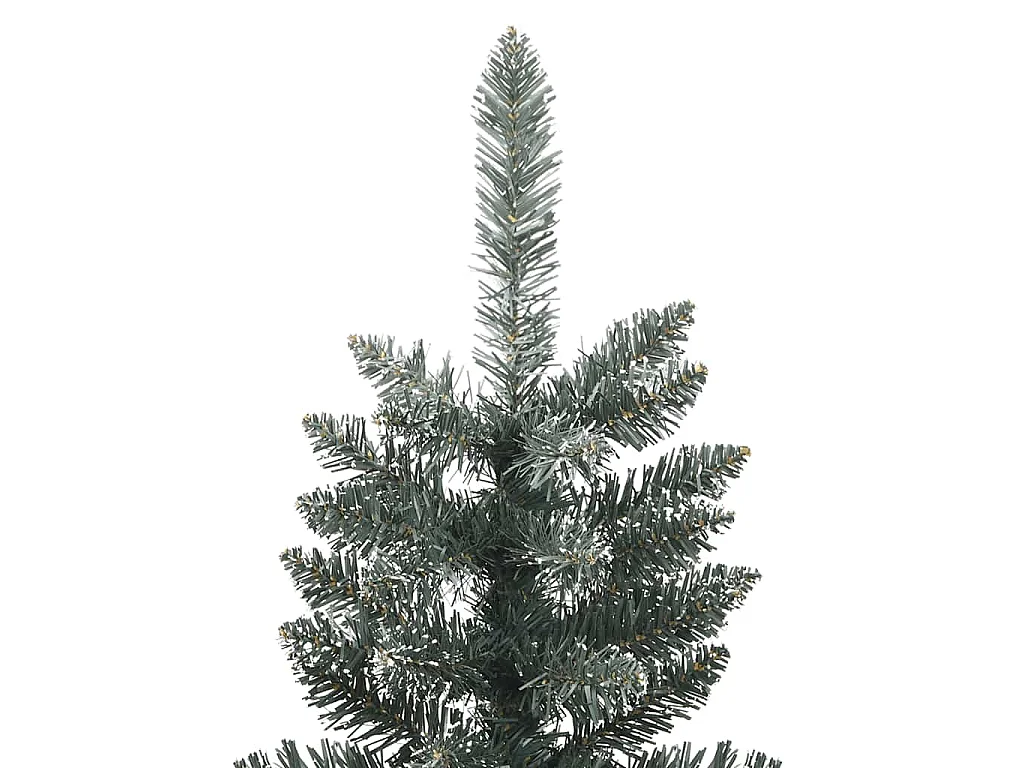 Schlanker künstlicher Weihnachtsbaum mit Ständer Grün 150cm PVC