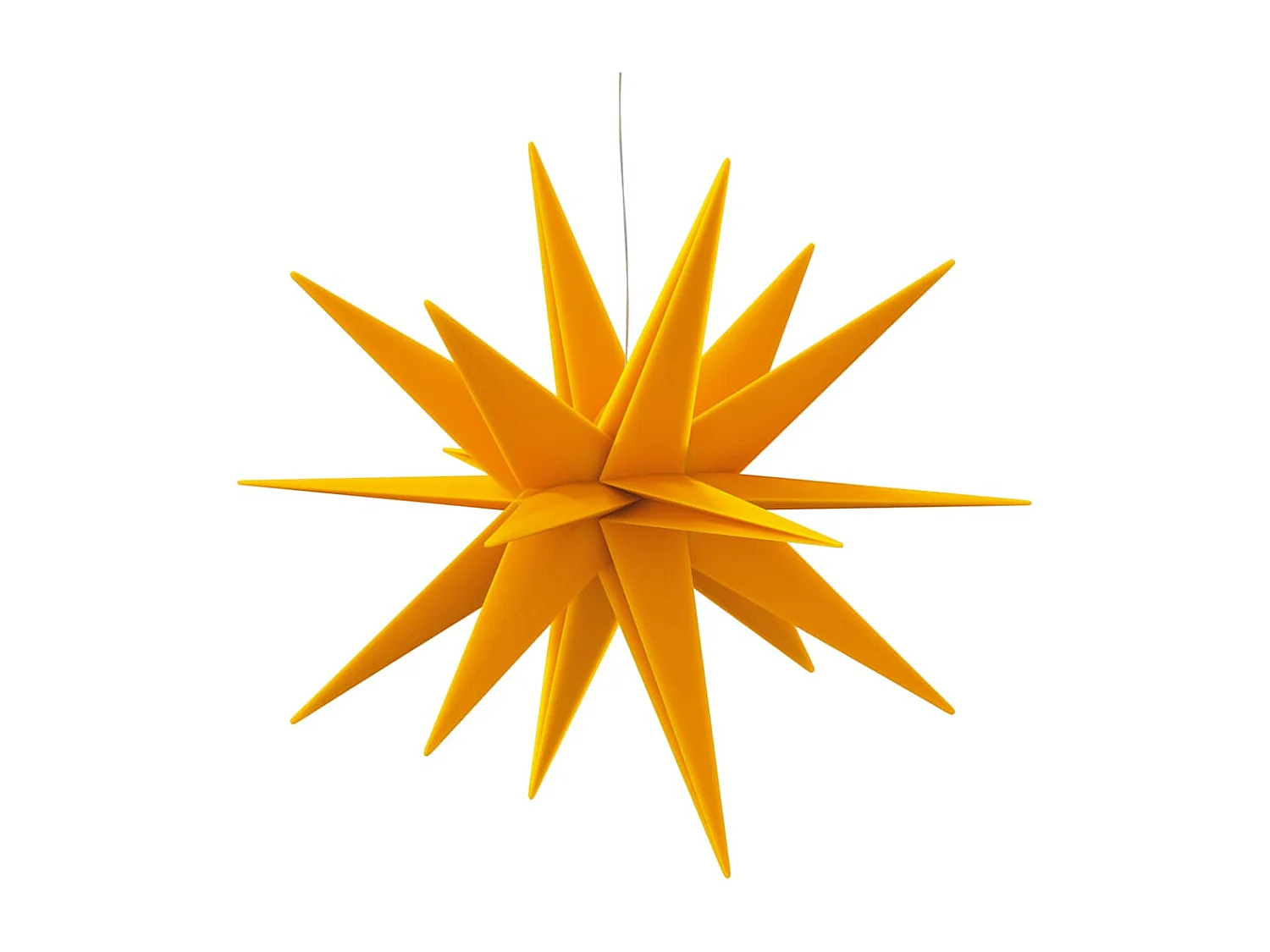 Lumière de Noël avec LED pliable jaune 57 cm