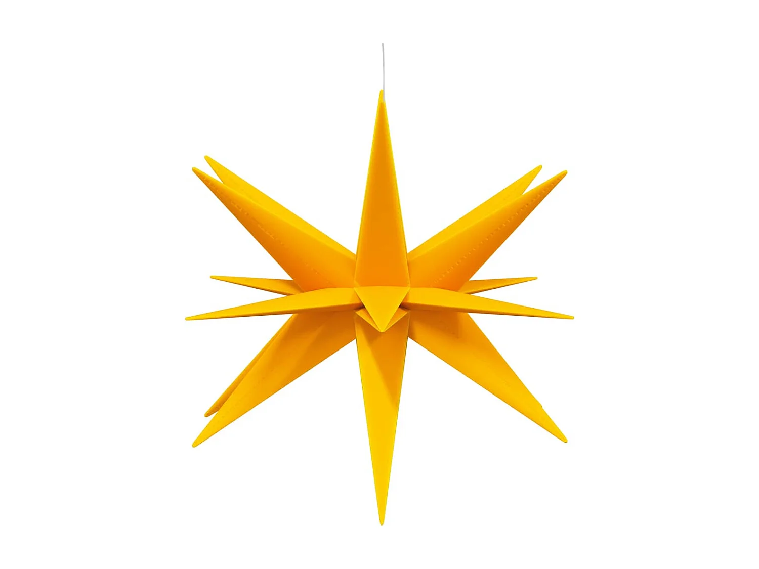 Luce di Natale con LED pieghevole giallo 57 cm