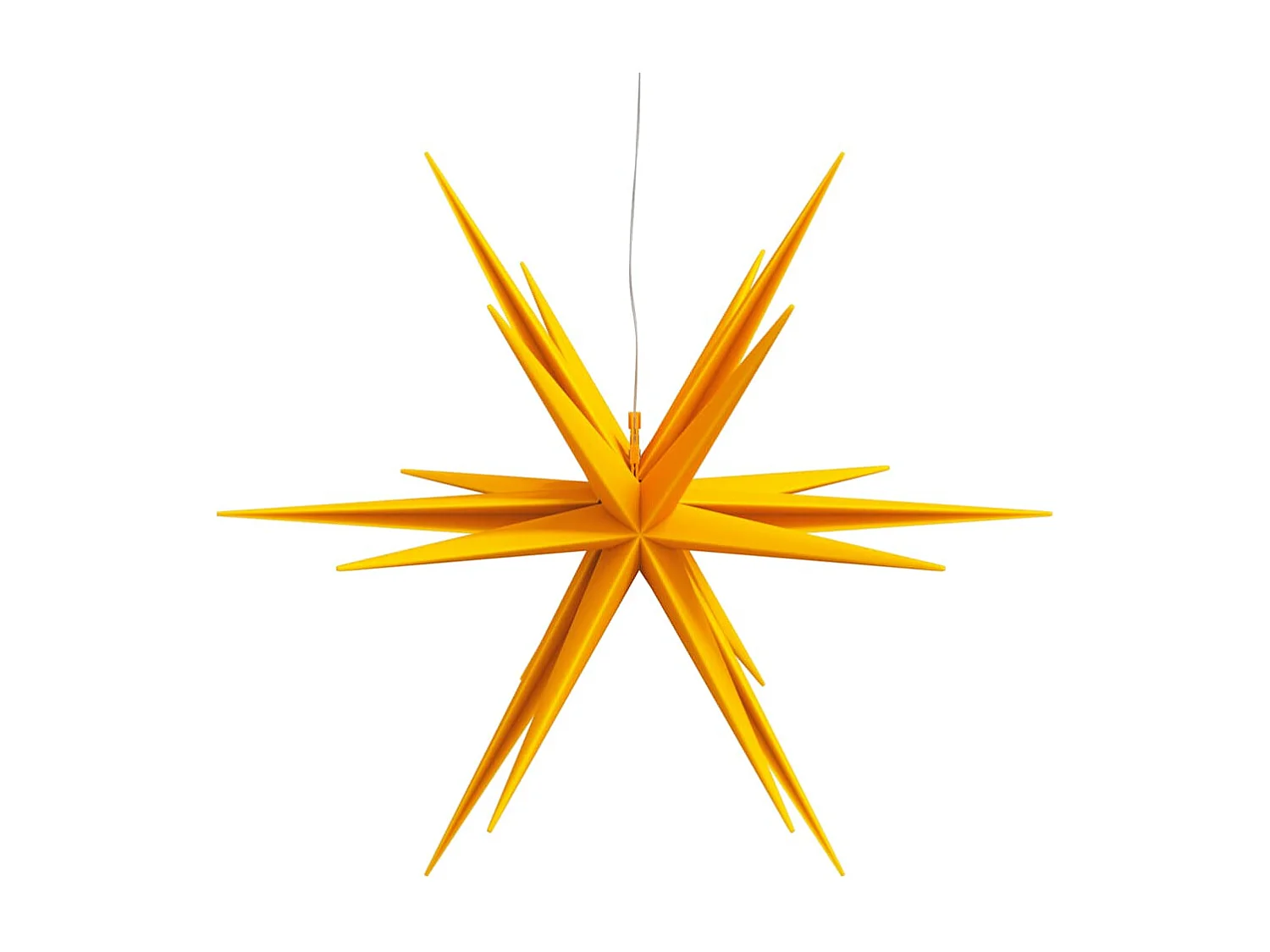 Luce di Natale con LED pieghevole giallo 57 cm