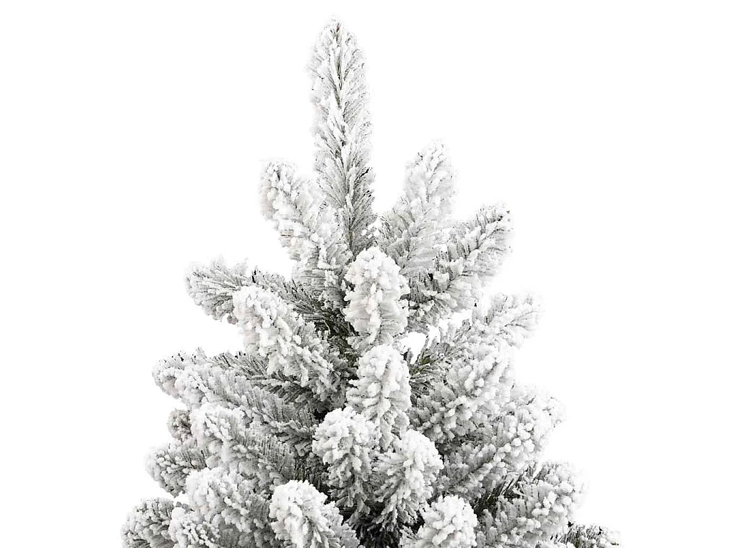 Albero di Natale artificiale Verde e bianco 300 cm PVC e metallo