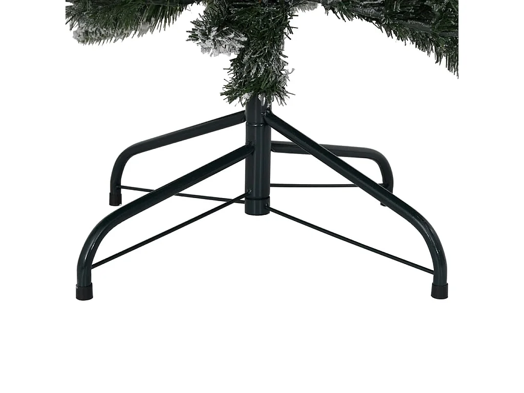 Sapin de Noël artificiel avec neige floquée 150 cm PVC et PE