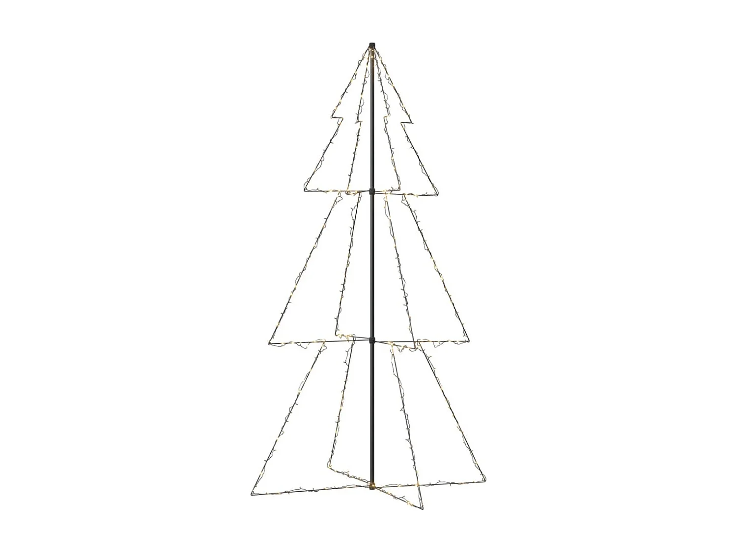 Cono per albero di Natale 300 LED interno/esterno 120x220 cm