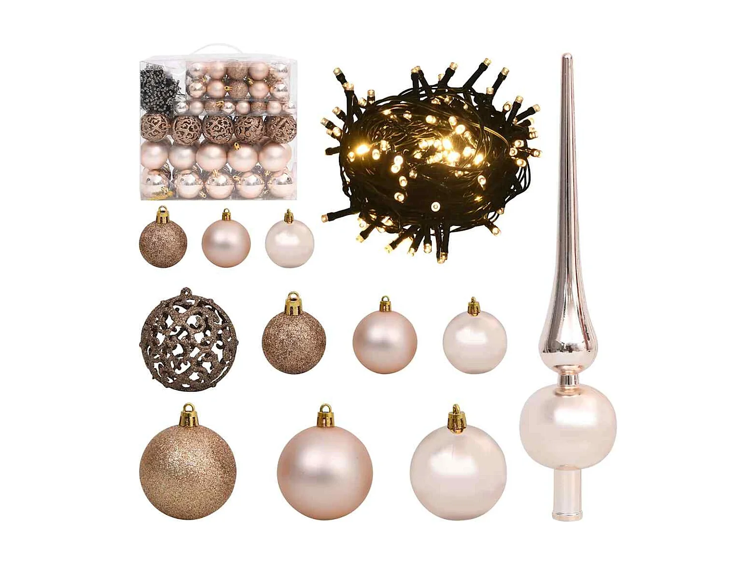 Sapin de Noël artificiel pré-éclairé Noir 180 cm PVC