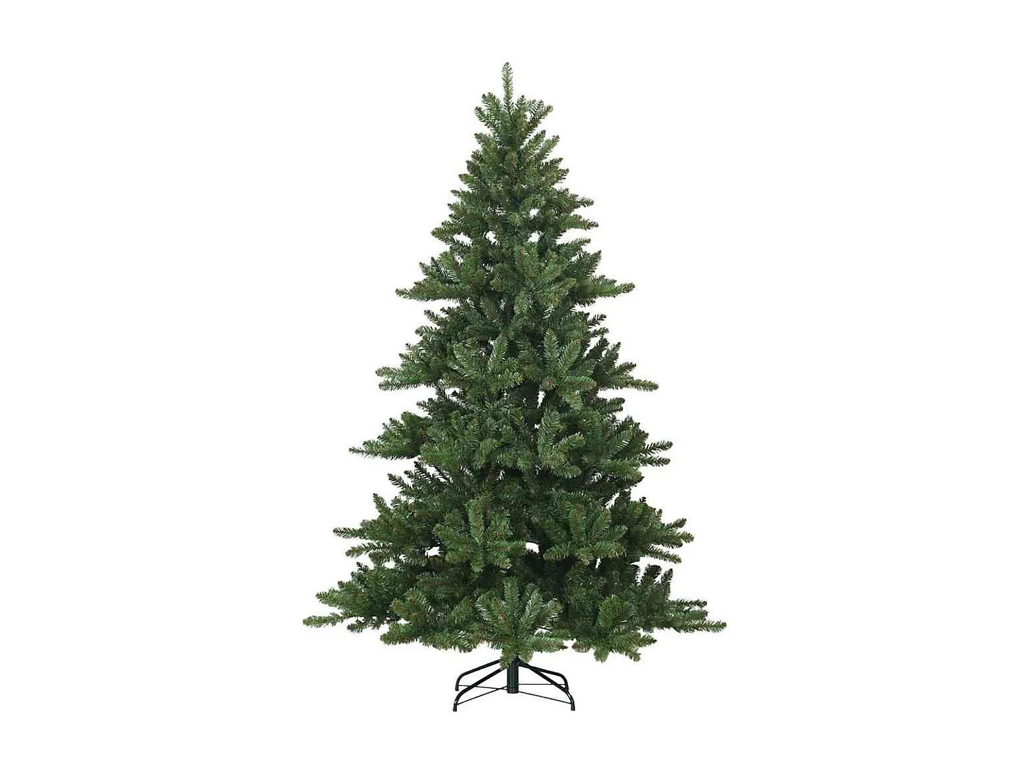 Kunstkerstboom met scharnierende takken 210 cm PVC