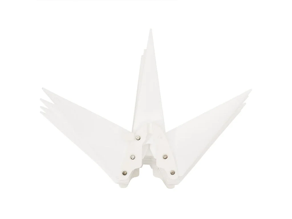 Kerstverlichting met LED 3 stuks opvouwbaar wit 57 cm