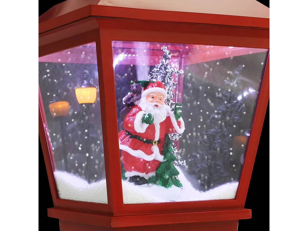 Lampe de piédestal de Noël avec Père Noël 64 cm LED
