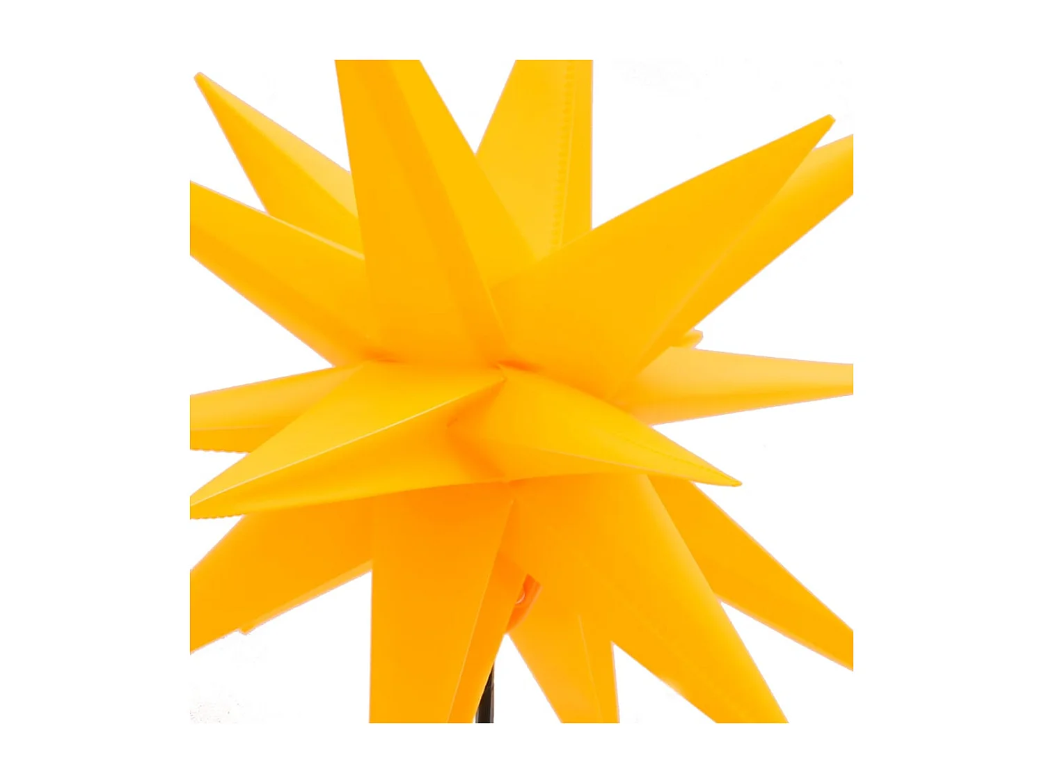 Luce di Natale con picchetto LED pieghevole giallo 57 cm