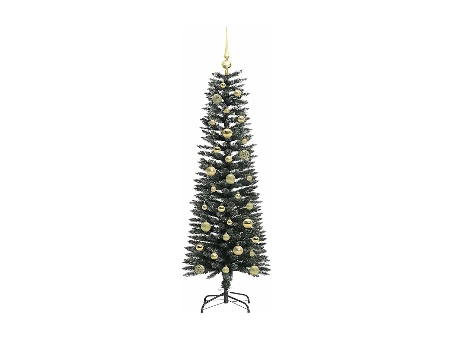 Albero di Natale artificiale con 150 LED Verde 43 x 43 x 150 cm