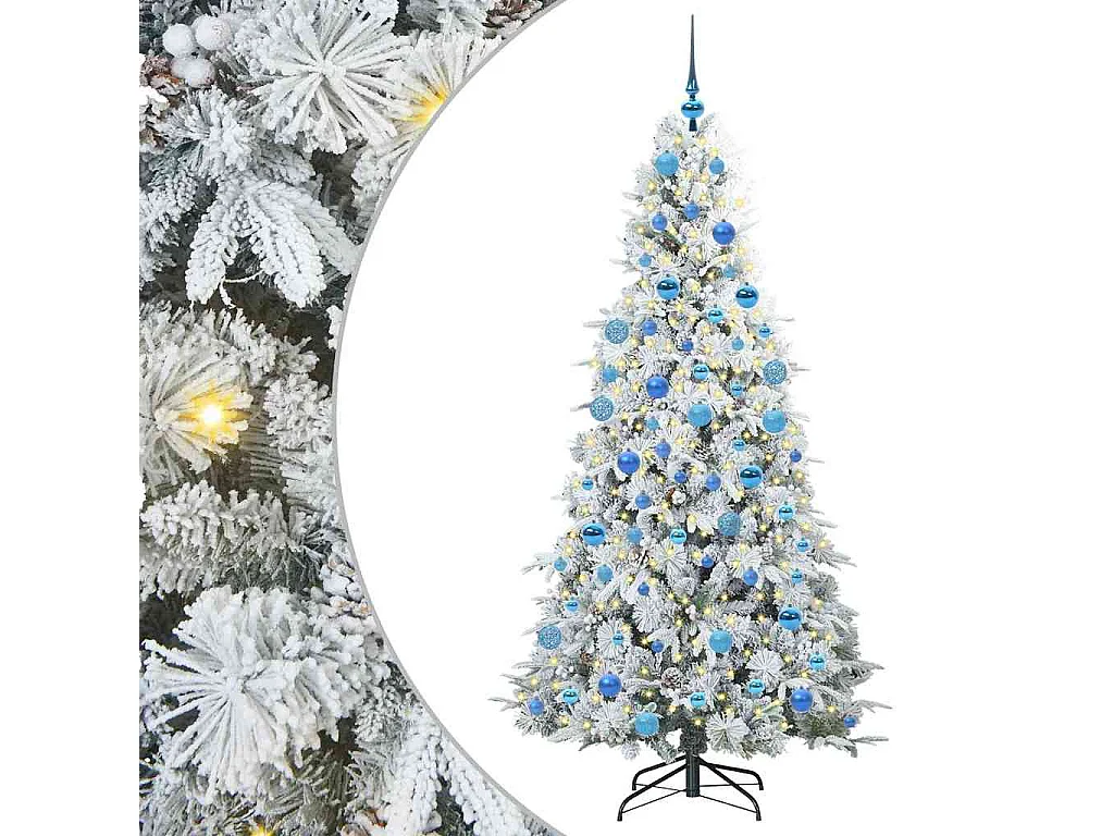 Sapin de Noël Artificiel à Branches Articulées Vert 180 cm