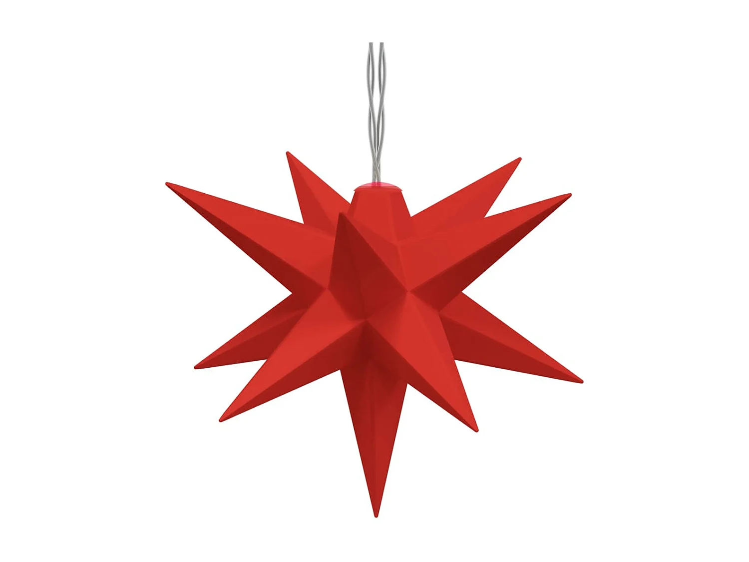 Luce di Natale 10 LED rossi 10 cm