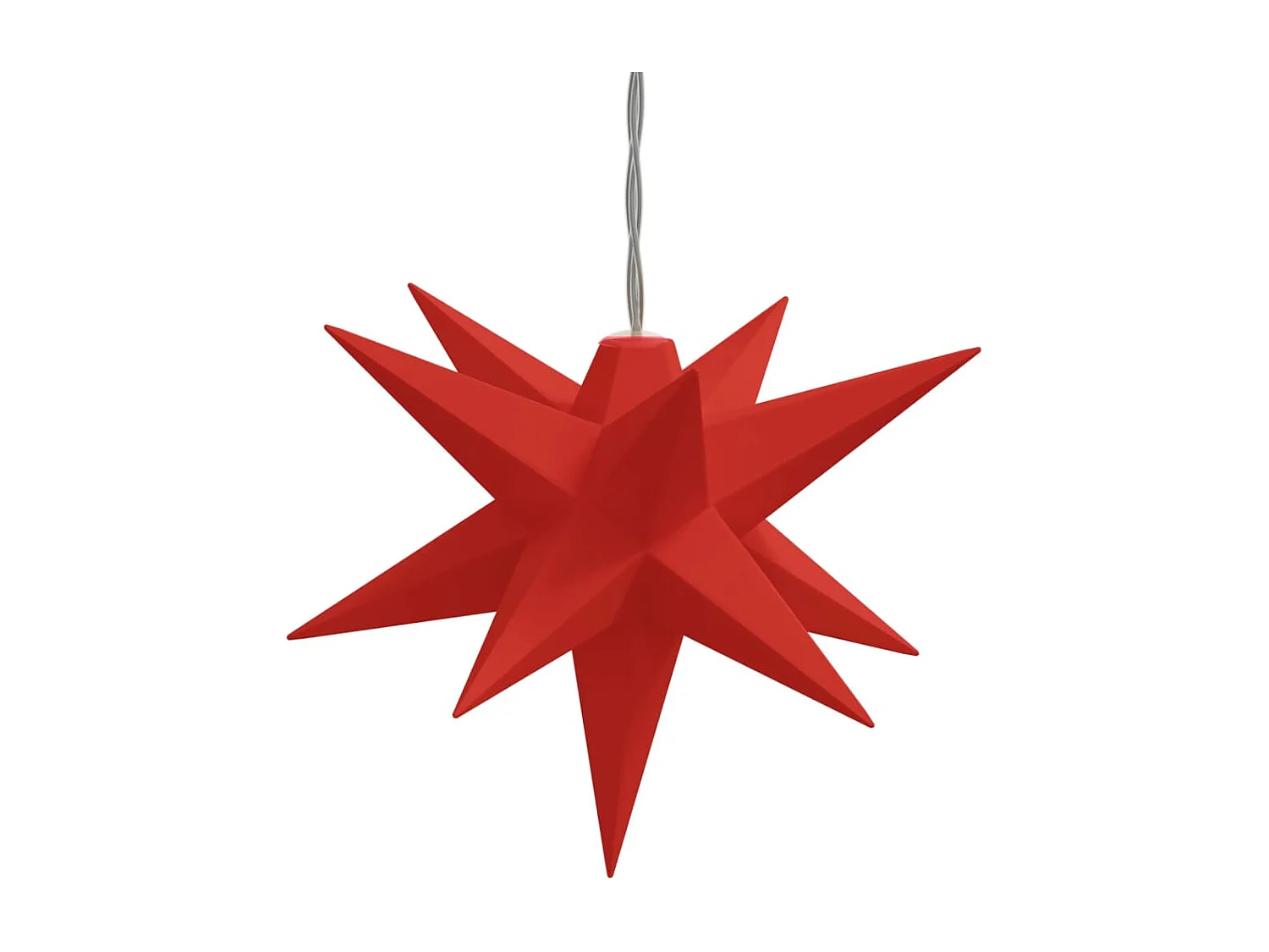 Luce di Natale 10 LED rossi 10 cm