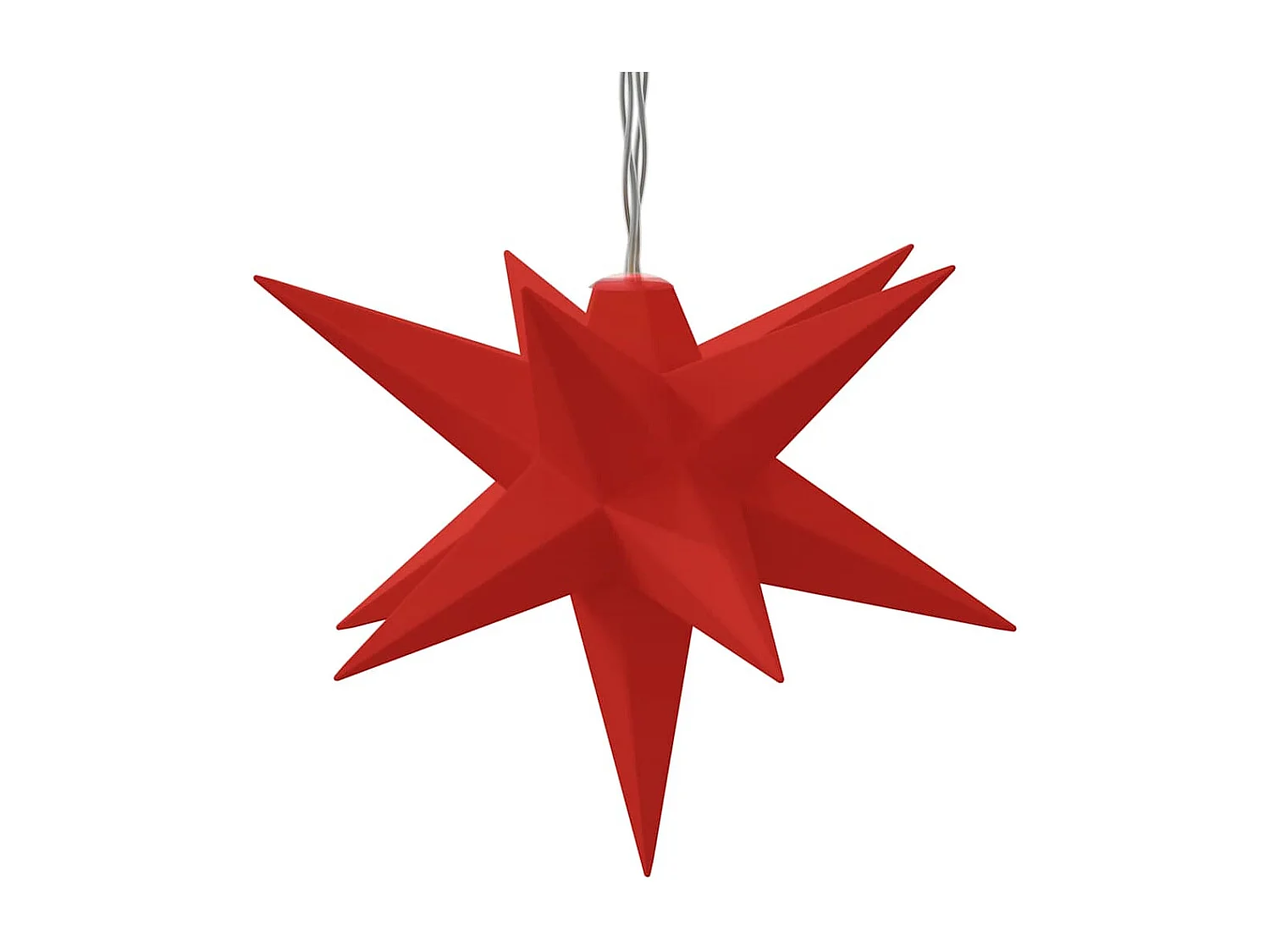 Luce di Natale 10 LED rossi 10 cm