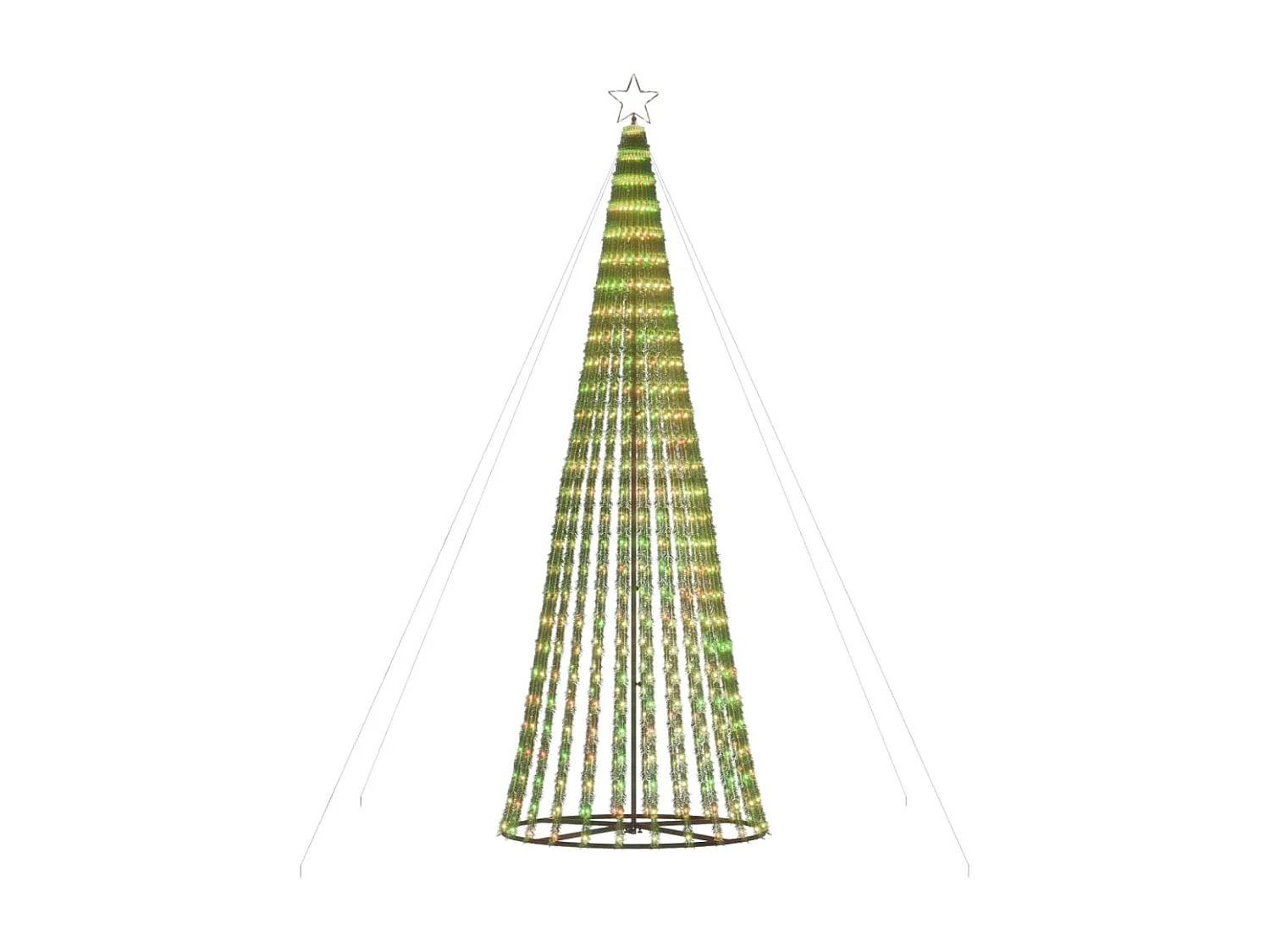 Sapin de Noël à LED 688 LED colorées 300 cm