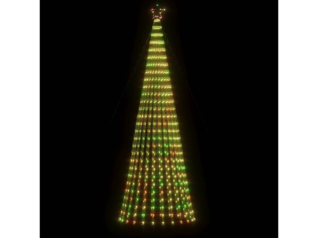 Albero di Natale a LED 688 LED colorati 300 cm