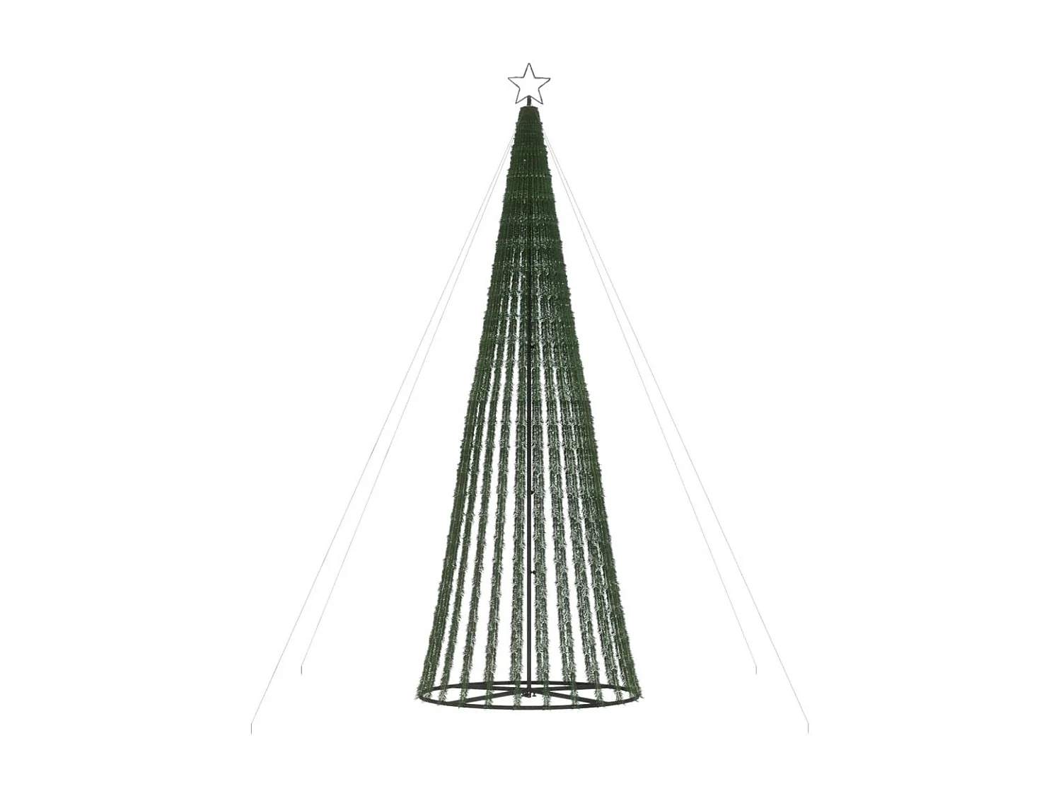 Albero di Natale a LED 688 LED colorati 300 cm