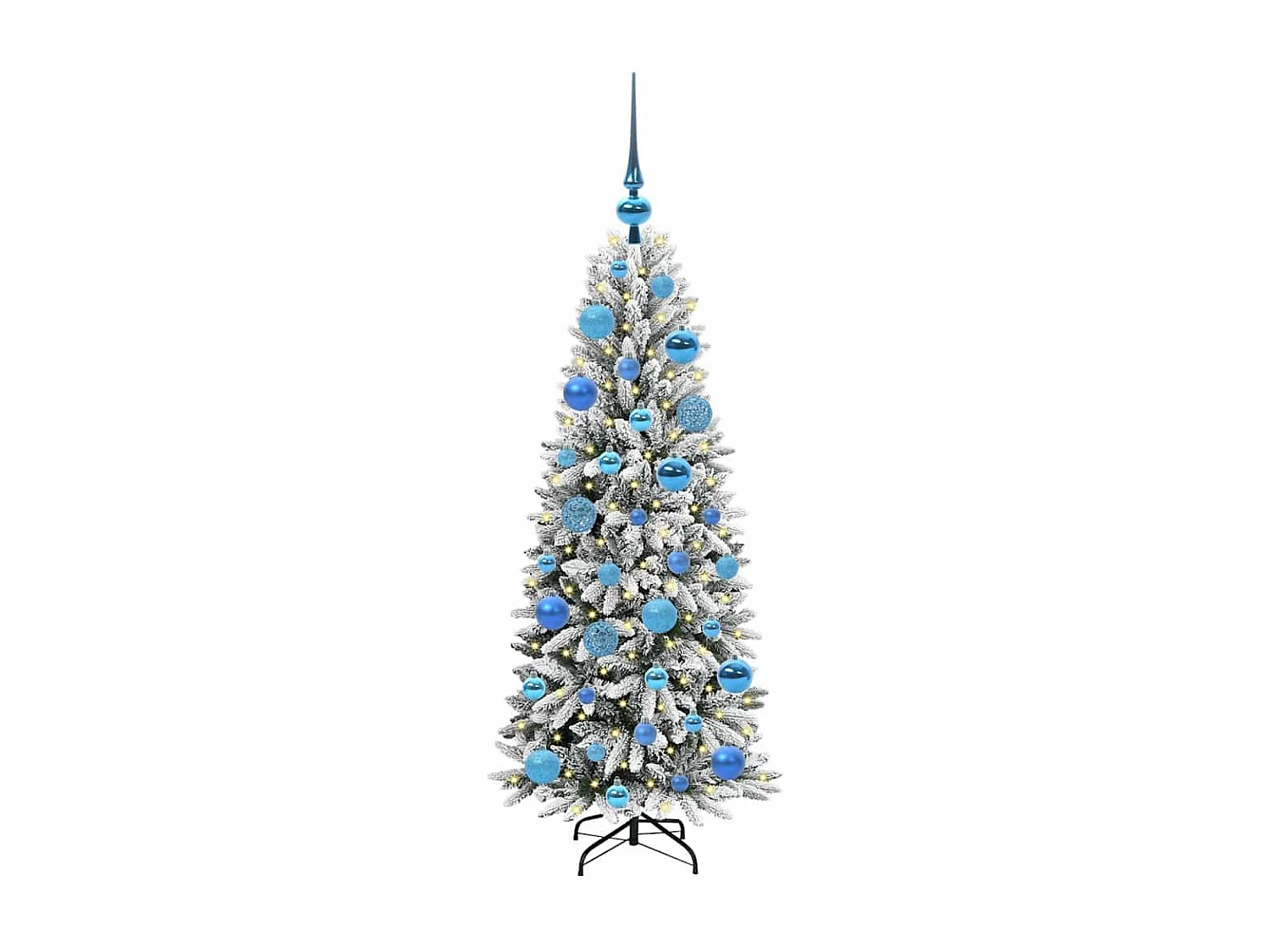 Sapin de Noël artificiel avec 150 LED Blanc 53 x 53 x 120 cm
