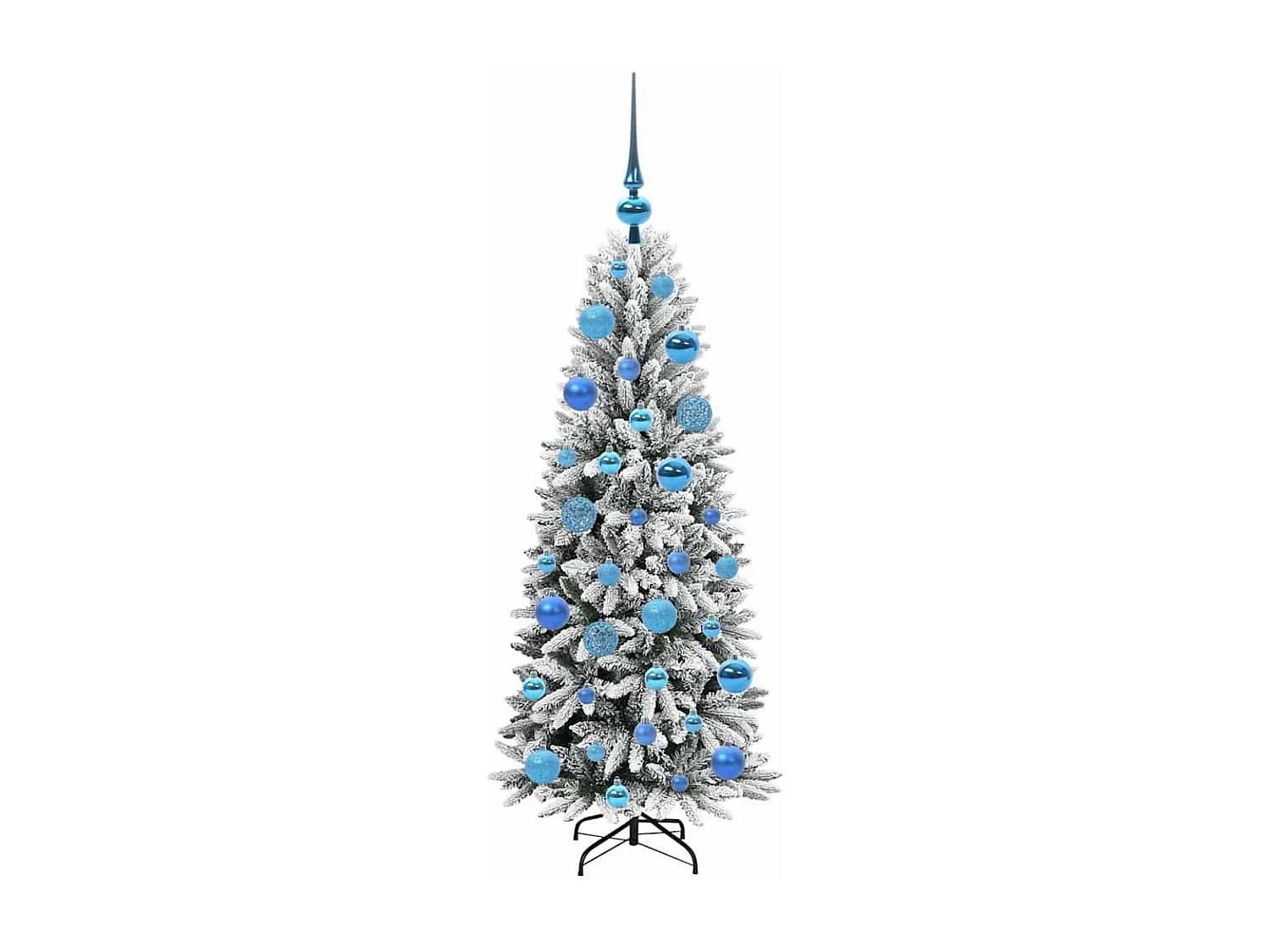 Sapin de Noël artificiel avec 150 LED Blanc 53 x 53 x 120 cm