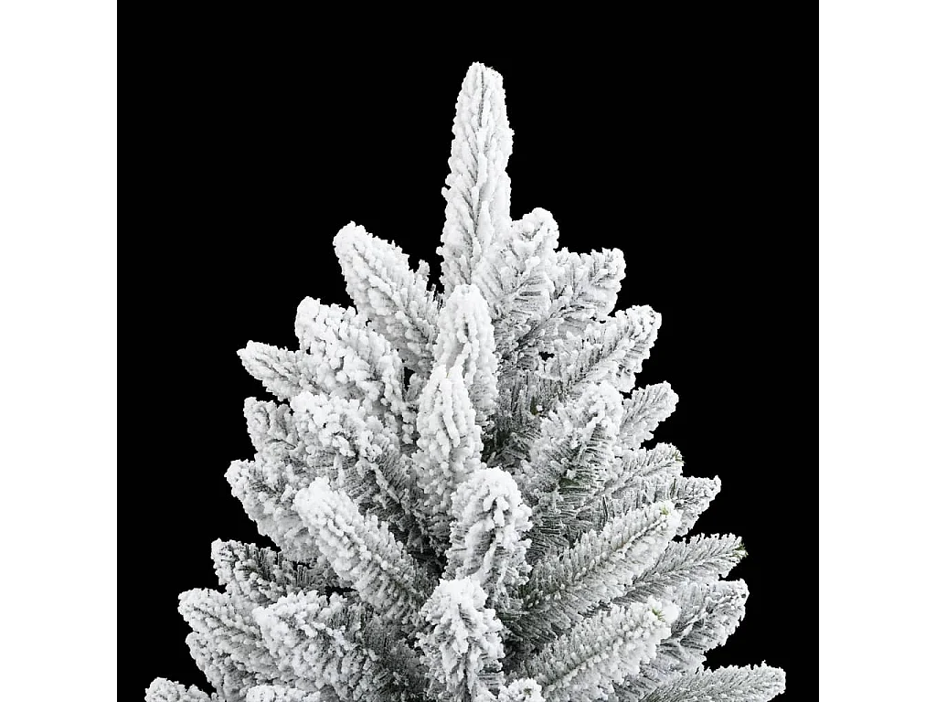 Sapin de Noël artificiel avec neige floquée 180 cm PVC et PE
