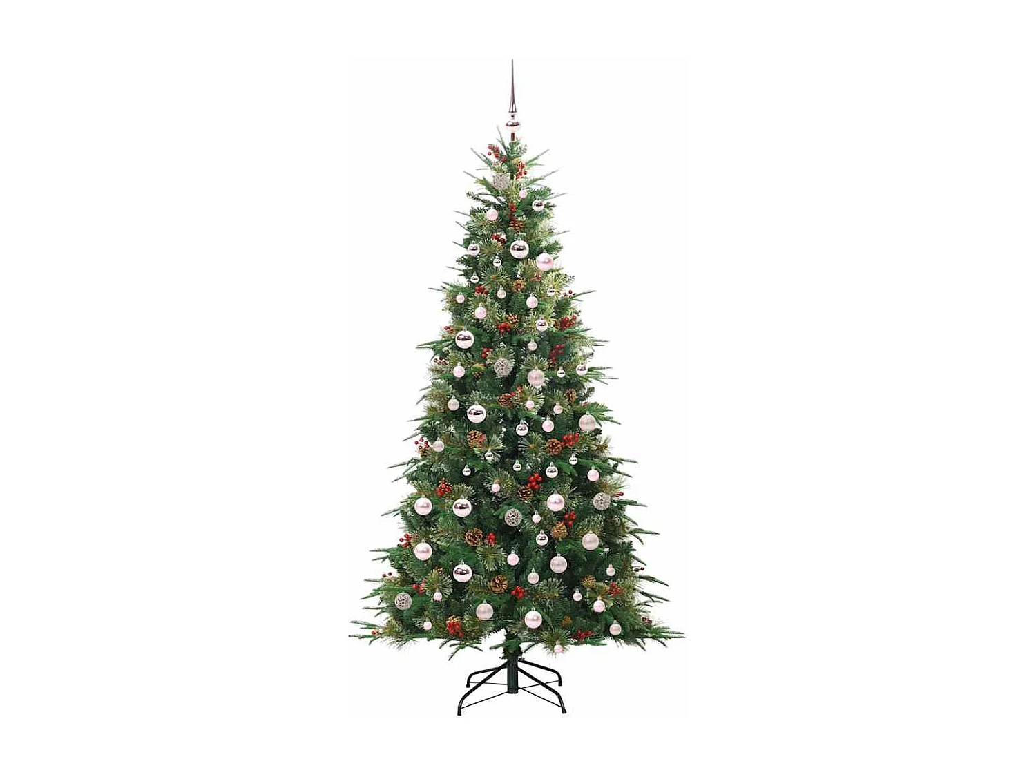 Sapin de Noël Artificiel à Branches Articulées Vert 210 cm