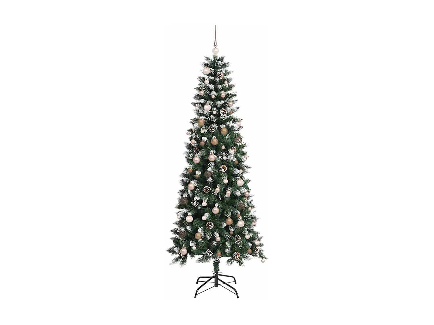 Künstlicher Weihnachtsbaum mit 300 LEDs Grün 86 x 86 x 210 cm