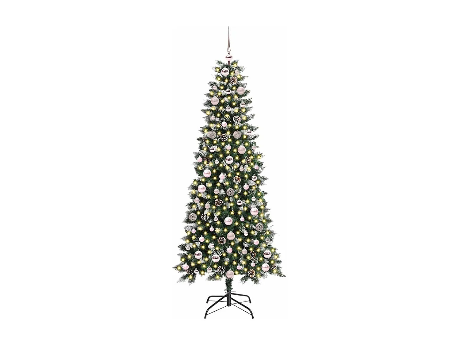 Kunstkerstboom met 300 LED's Groen 76 x 76 x 180 cm
