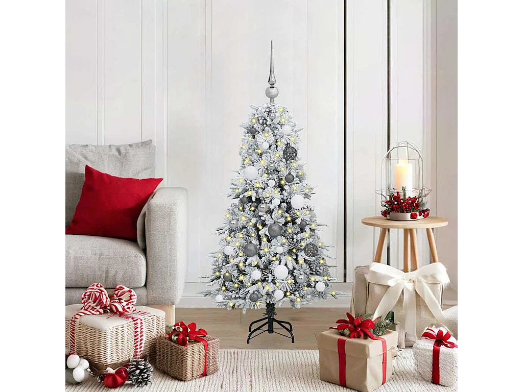 Sapin de Noël Artificiel à Branches Articulées Vert 120 cm