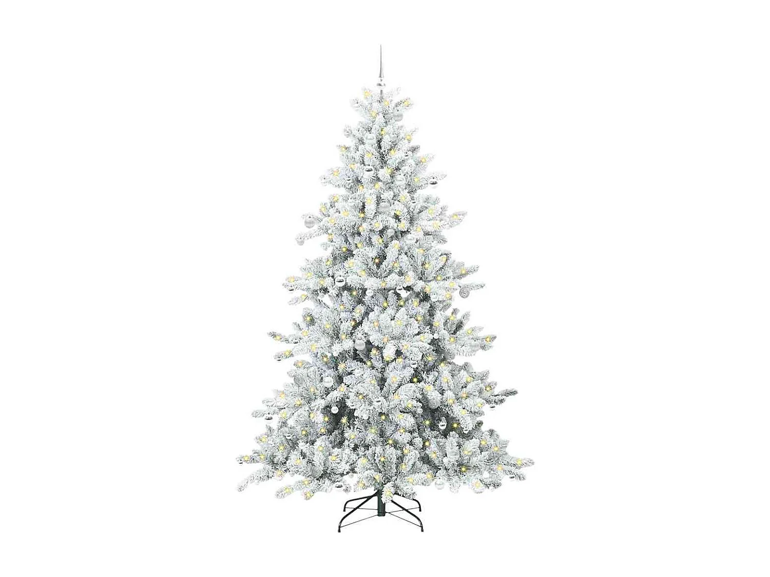 Künstlicher Weihnachtsbaum mit beweglichen Zweigen 240 cm PVC