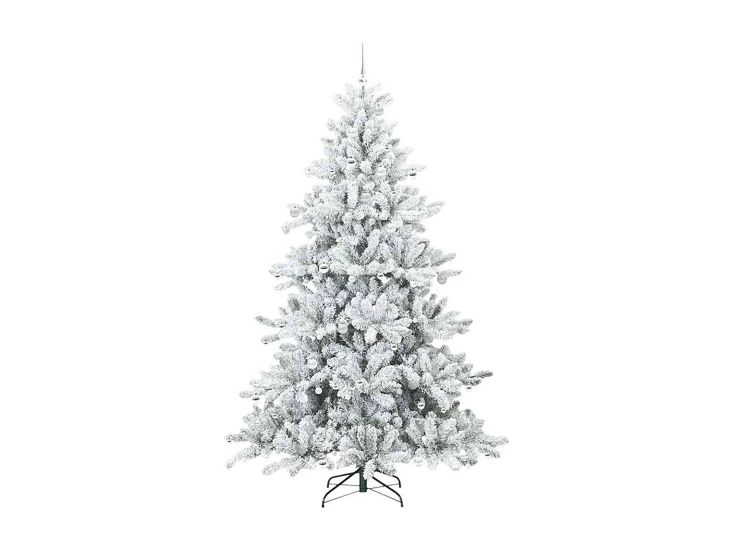 Künstlicher Weihnachtsbaum mit beweglichen Zweigen 240 cm PVC