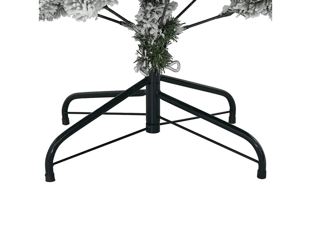 Albero di Natale artificiale con cerniera e neve ricoperti 120 cm