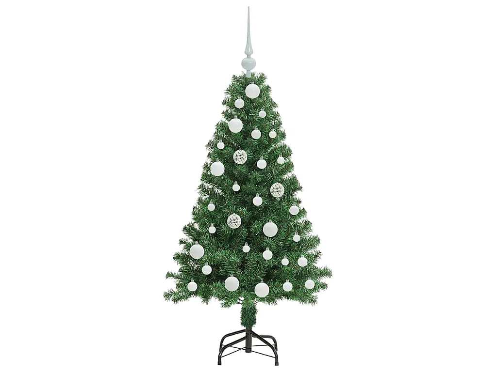 Künstlicher Weihnachtsbaum Grün 120 cm PVC, Stahl und Kunststoff
