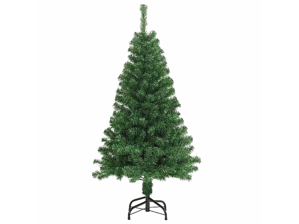 Künstlicher Weihnachtsbaum Grün 120 cm PVC, Stahl und Kunststoff