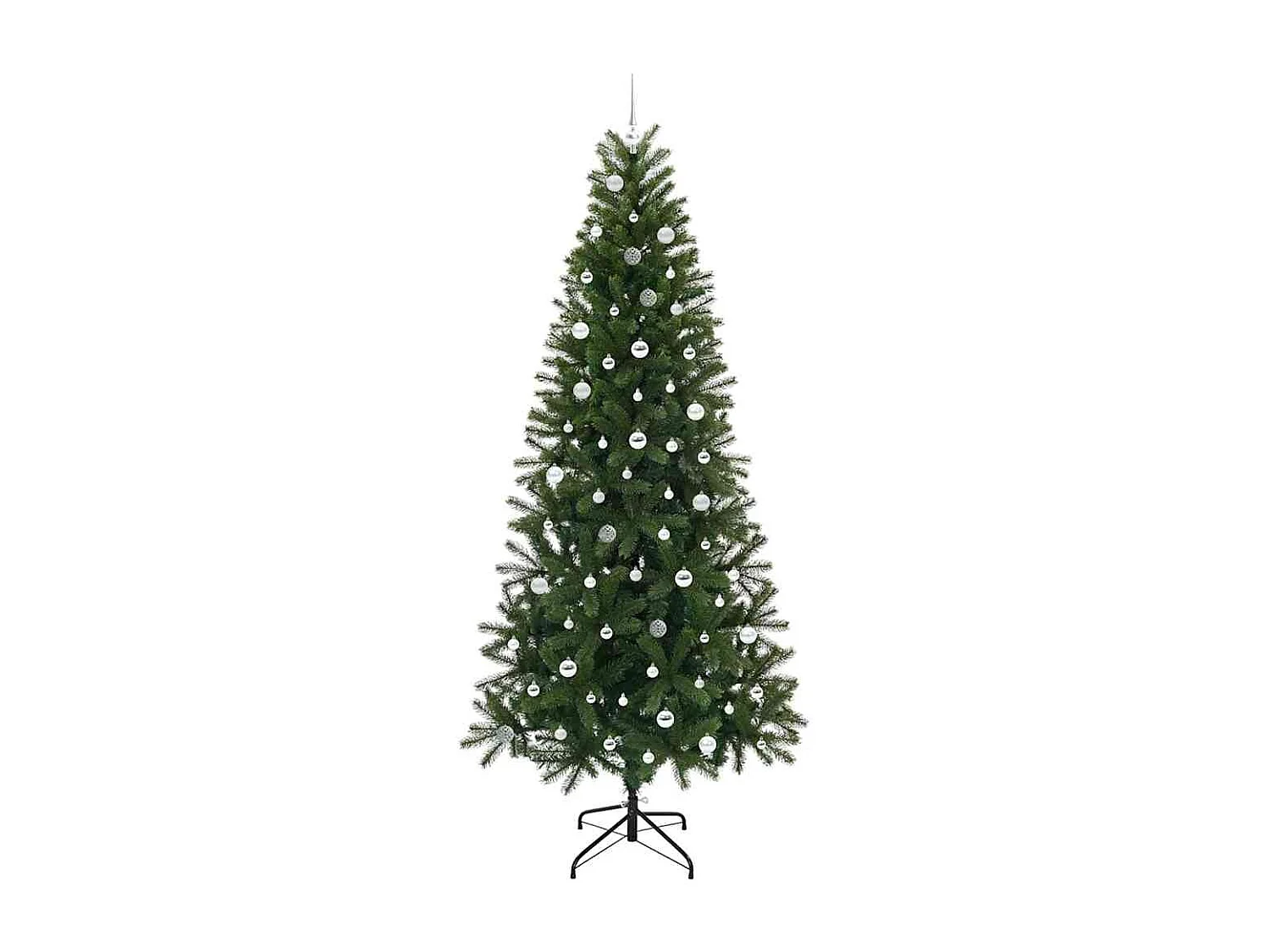 Sapin de Noël artificiel avec 300 LED Vert 240 cm PE et PVC