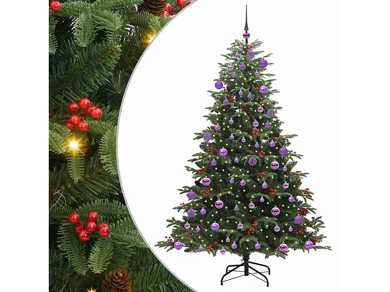 Kunstkerstboom Groen 180 cm PVC, metaal en kunststof