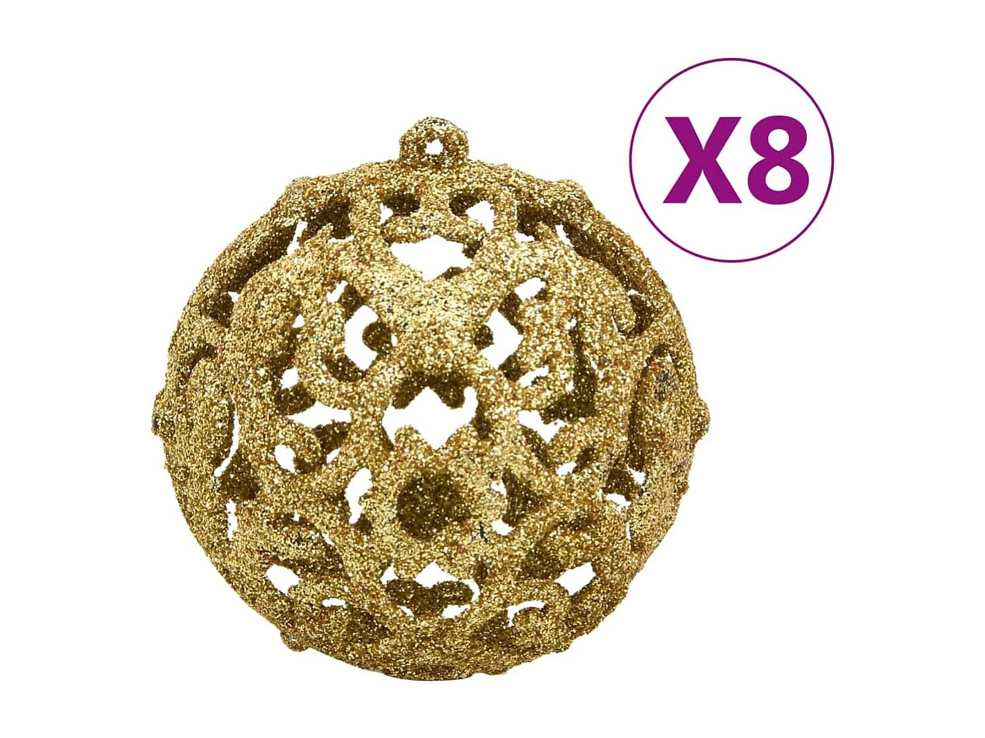 Kerstballenset 112 stuks Rood Groen Goud Polystyreen