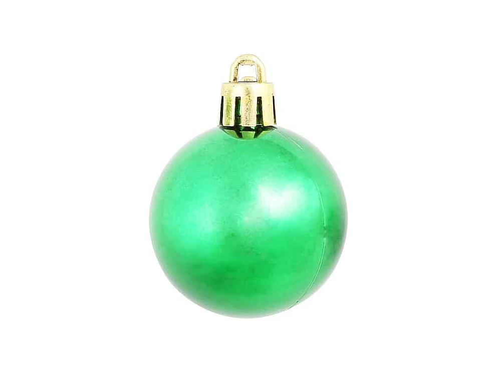 Boules de Noël 100 pcs Rouge/Doré/Vert